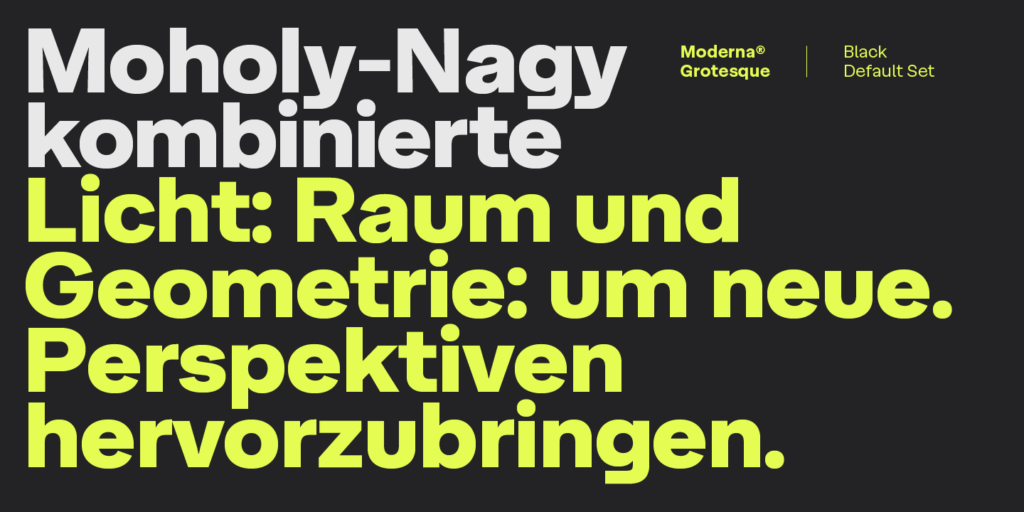 Moderna grotesque mf 05