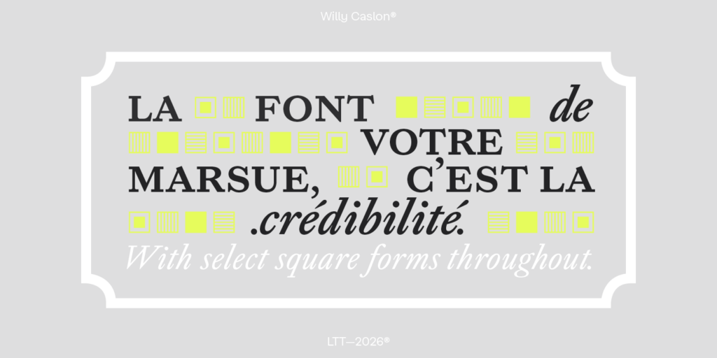 Willy Caslon MF